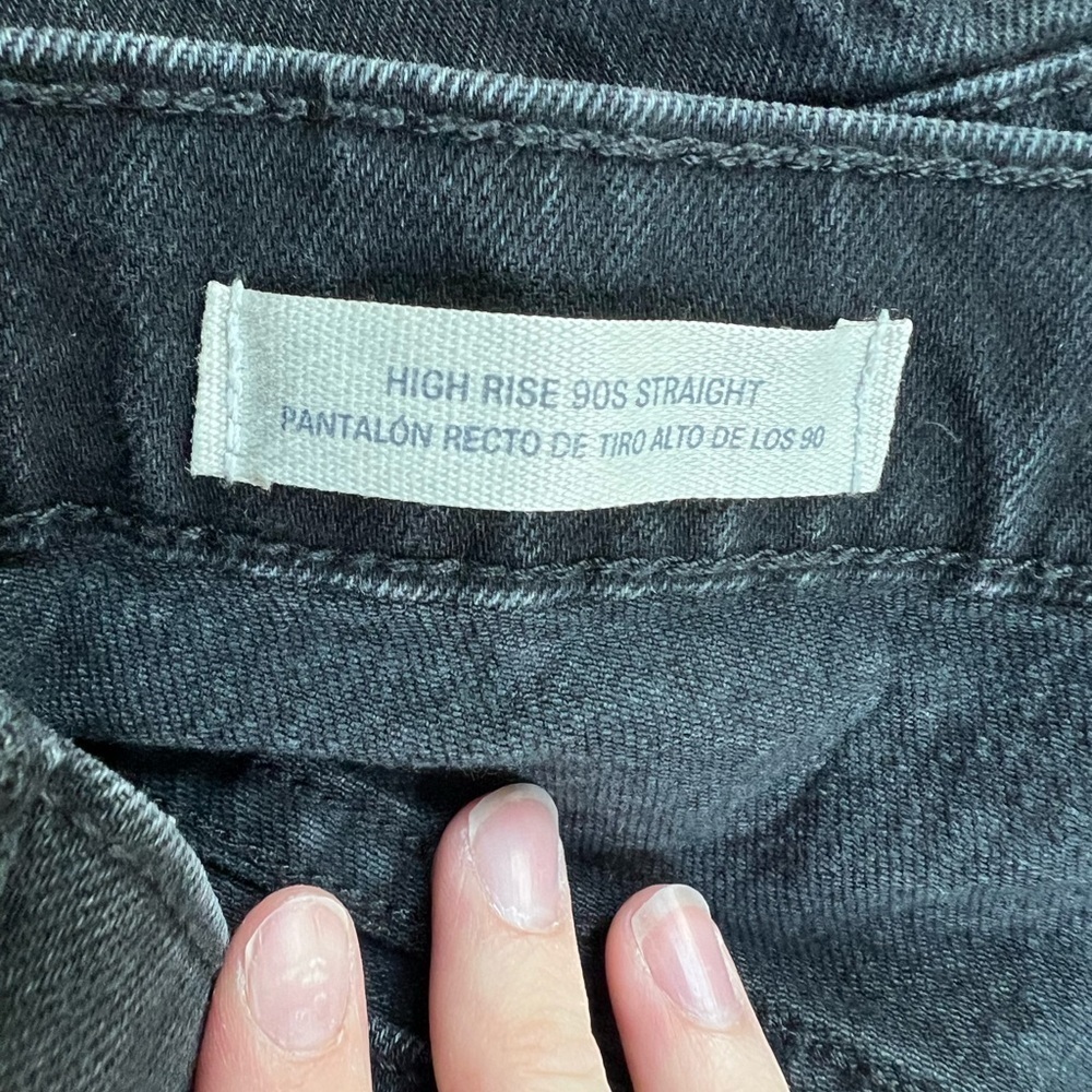 Universal Thread Womens Black High Rise Jeans - Picture 4 of 5